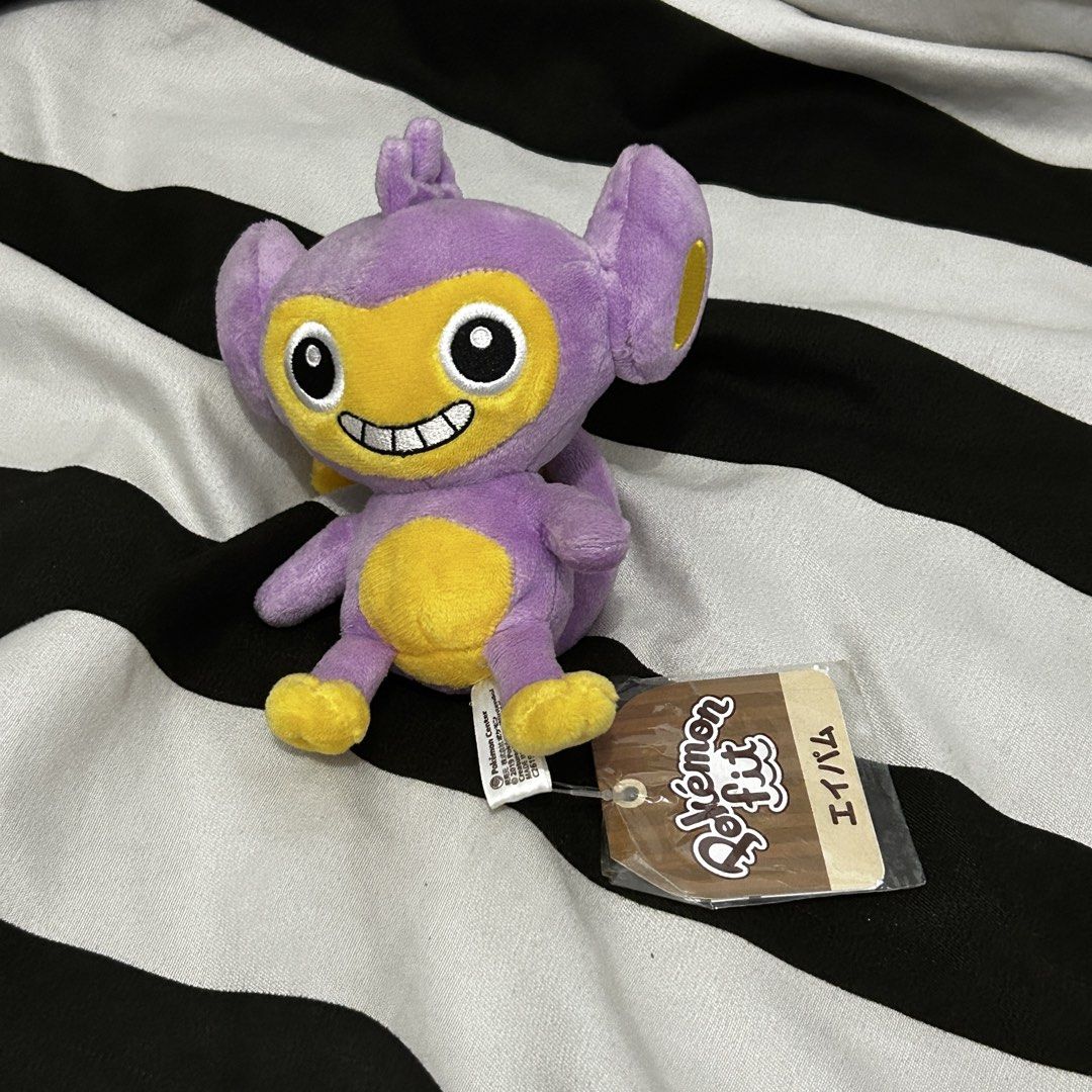 aipom pokemon fit plush / sitting cuties (Category: Plushies & Soft Toys) located in Rizal. Submitted by lacyralts (Listing ID 1448216930, Image 1). Description: aipom fit plush still with tag :) rfs: letting go of my collection because i’m moving :,).