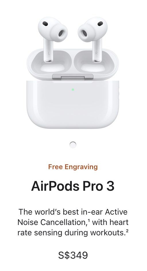 Apple AirPods Pro 3rd Generation