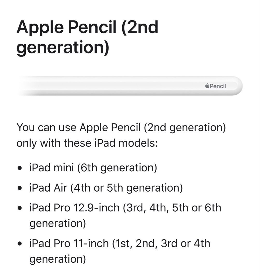 Apple Pencil (2nd generation)502614237874769921