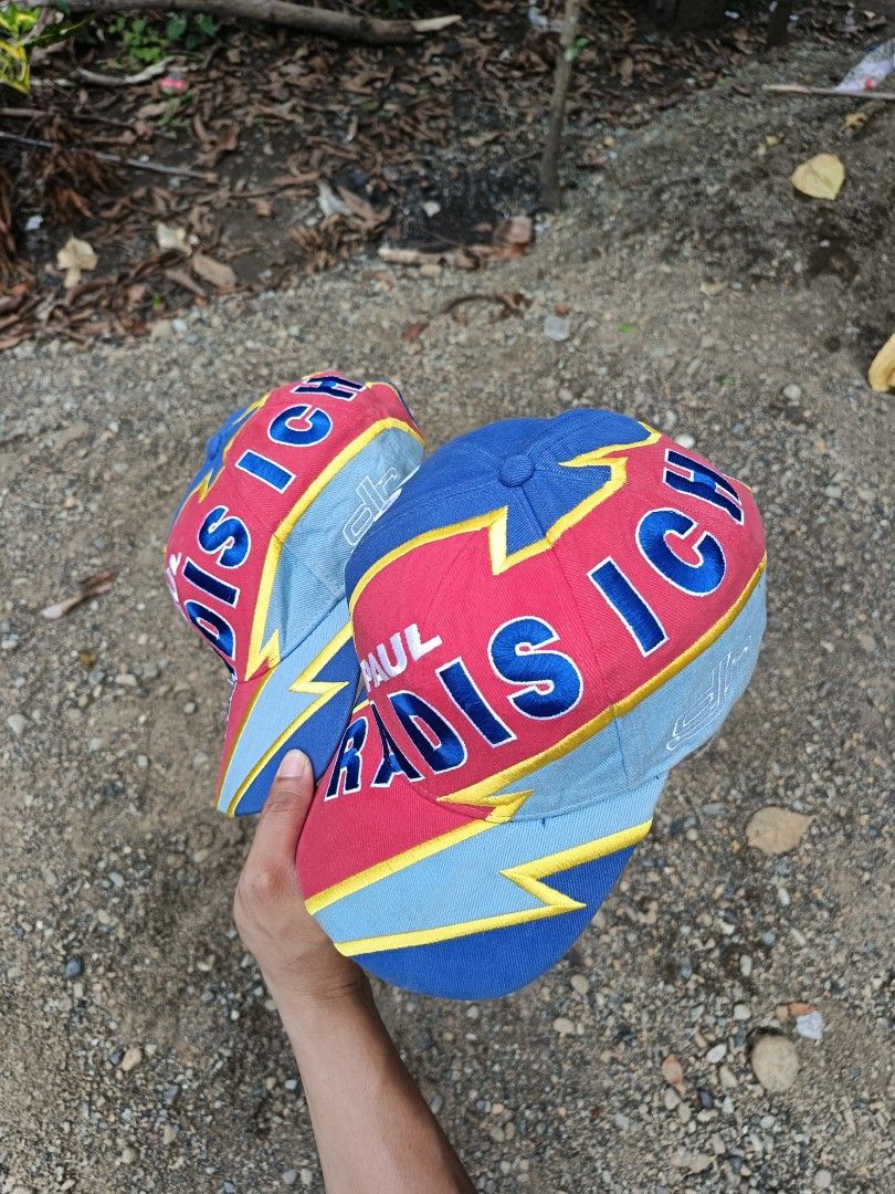 Aspack! Vintage Paul Radisich racing hat (Category: Caps & Hats) located in Narra. Submitted by davidddyyy (Listing ID 1448243108, Image 2). Description: Adult size may kunteng crack lang sa puno banda ng brim yung isa dahil sa pagkakapress sa bale pero all goods pa 1000+sf.