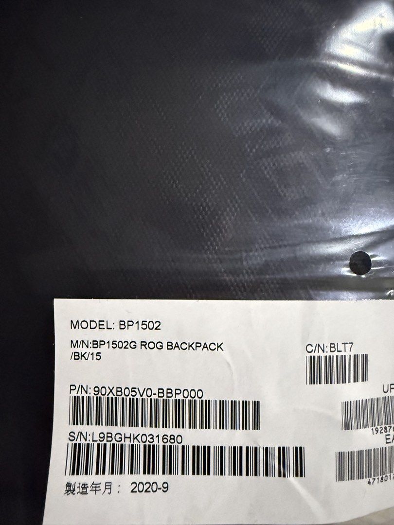 ASUS ROG BP1502 laptop bag503252204200273921