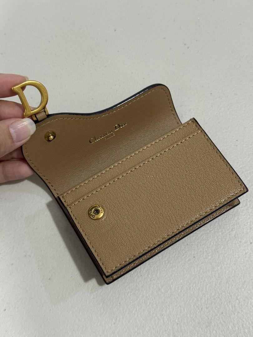 Authentic Christian Dior Card Holder (Beige Leather CD Logo) (Category: Luxury Bags & Wallets) located in Imus. Submitted by guecomargeaux (Listing ID 1448141491, Image 3). Description: Authentic Christian Dior Card Holder, Beige Leather CD Logo - Money back guaranteed if proven fake - No issue PM if interested..