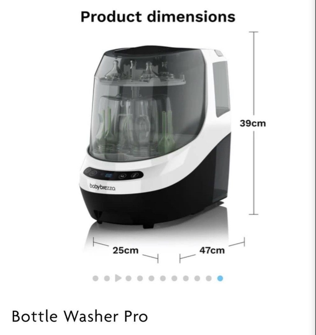 Baby Brezza Bottle Washer Pro BRAND NEW (Category: Breastfeeding & Bottle Feeding) located in Manila. Submitted by nylahsel (Listing ID 1448235992, Image 2). Description: BRAND NEW Original price: 18,999 Selling price: 17,800 Free shipping (Metro Manila) Inclusions: Free 60 detergent tablets Location: Taguig City.