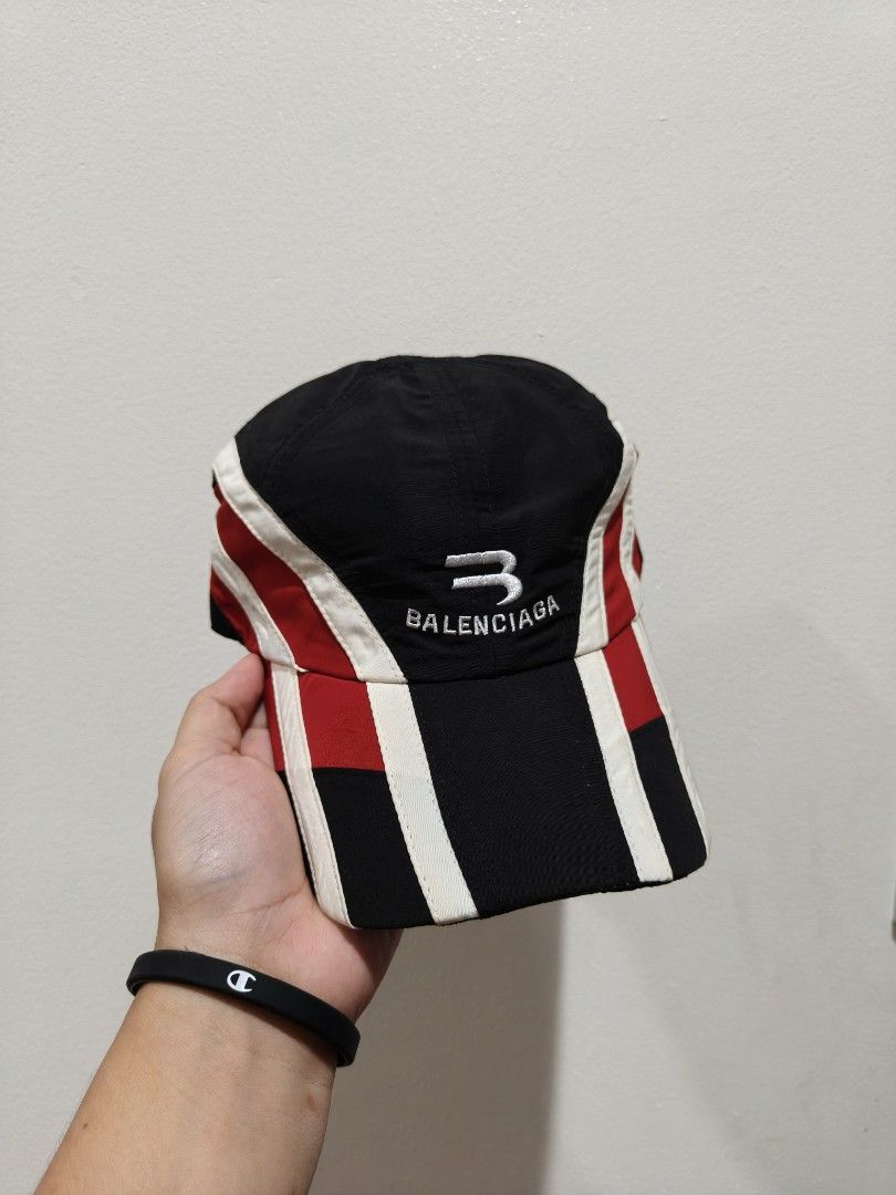 BALENCIAGA TRACKS COLORBLOCK STRIPES BASEBALL CAP (Category: Caps & Hats) located in Taguig. Submitted by spotncop (Listing ID 1448237048, Image 1). Description: BALENCIAGA TRACKS COLORBLOCK STRIPES BASEBALL CAP ADJUSTABLE STRAPBACK BRANDNEW NEVER BEEN USED DETAILED & ACTUAL PIC ALREADY POSTED TAGUIG LOCATION 899 PHP + SF.
