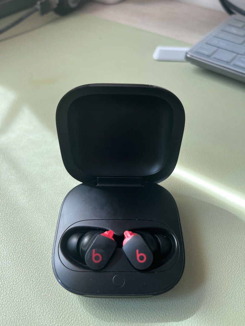 Beats Fit Pro True Wireless Earbuds - Beats Black (Category: Earphones) located in Malabon City. Submitted by jackiemochi (Listing ID 1448167639, Image 2). Description: - Beats Fit Pro True Wireless Earbuds - Color: Beats Black - Includes original charging case and cable - Features great sound quality - Active Noise Cancellation for immersive listening - Perfect for workouts and everyday use - Still in original packaging, - Removed lang ung ear t