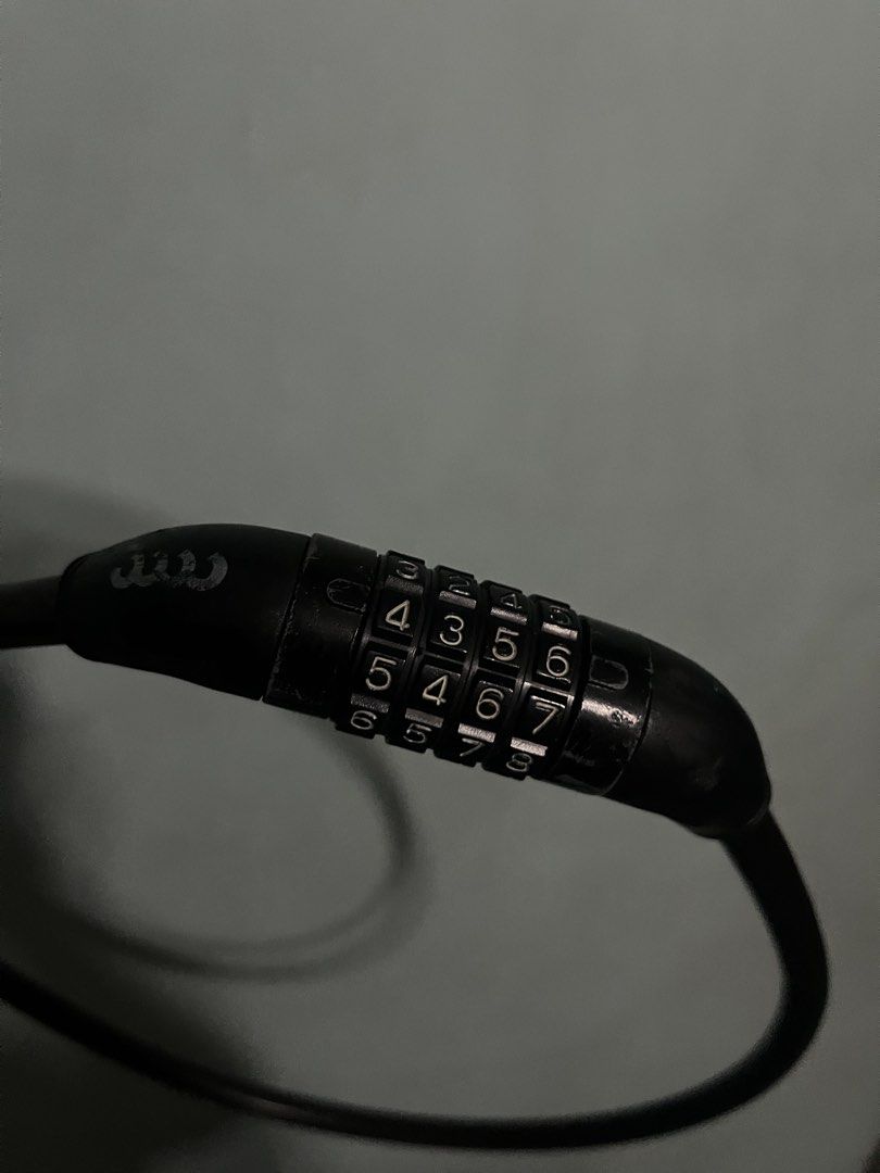 Bike lock can be reset (Category: Locks, Doors & Gates) located in Pasay City. Submitted by beye01 (Listing ID 1448202747, Image 2). Description: Big Bike lock. Combination lock can be reset..