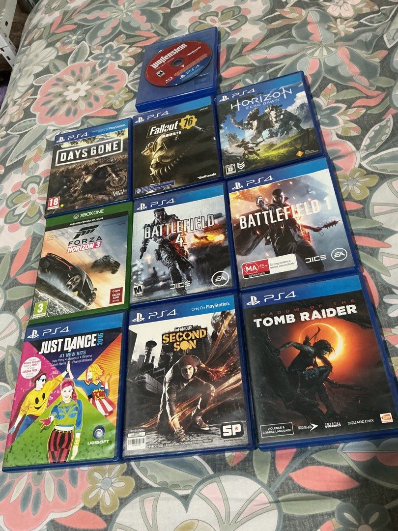 Bundle PS4 (Category: PlayStation) located in Angeles City. Submitted by goodbuysathome (Listing ID 1448179739, Image 2). Description: Add sf Gcash payment Bundle po di pwede isa lang!!!.