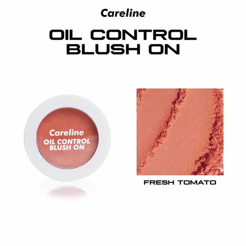 Careline Oil Control Blush On (Fresh Tomato) (Category: Makeup) located in Manila. Submitted by amaramart (Listing ID 1448261164, Image 2). Description: Available Shade: Fresh Tomato Fiery Pink Brick Rose SHOP INFO 📍 North Signal Village, Taguig City 💳 MOP: GCash | Cash (Pick-up only) 🚚 MOD: J&T Express | Lalamove 📦 Shipping fee shouldered by the buyer ✅ Payment first | First to pay, first to secure.