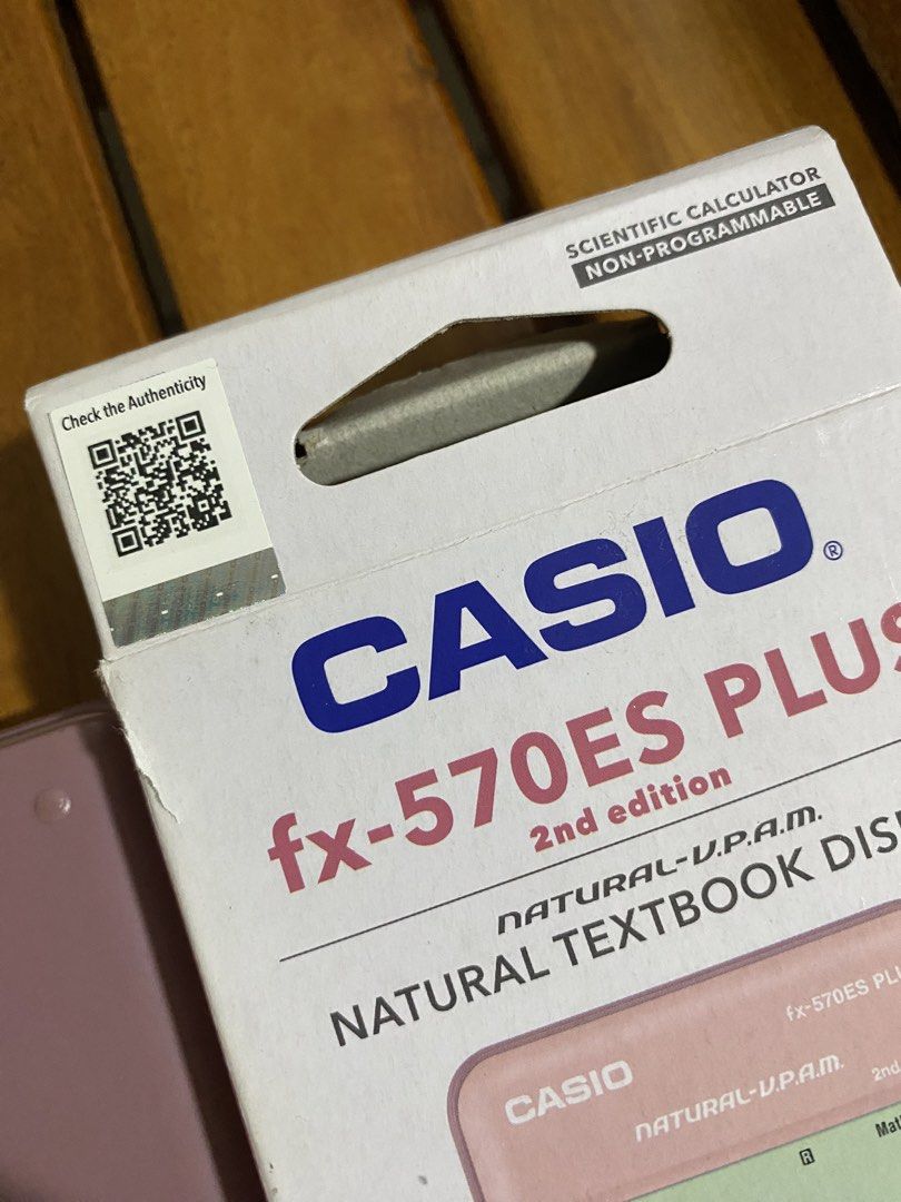 Casio fx-570ES Plus Pink Calculator (Category: Office & Business Technology) located in Malabon City. Submitted by diyenss (Listing ID 1448139060, Image 3). Description: .