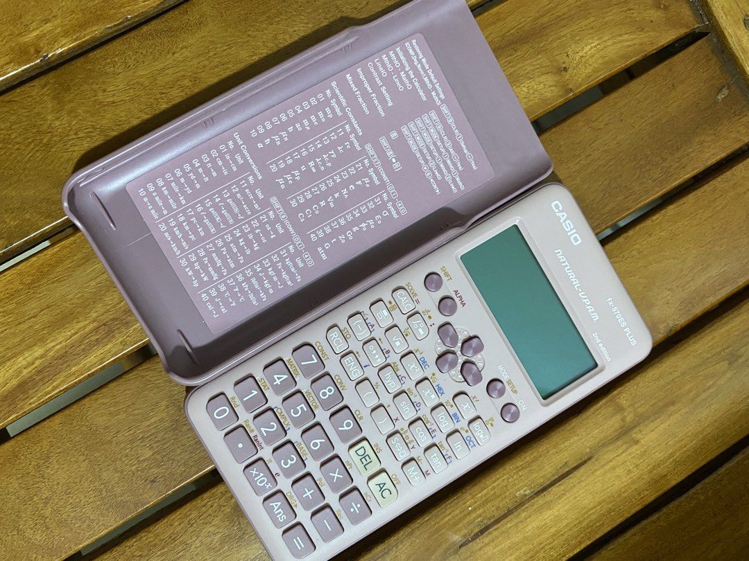 Casio fx-570ES Plus Pink Calculator (Category: Office & Business Technology) located in Malabon City. Submitted by diyenss (Listing ID 1448139060, Image 2). Description: .