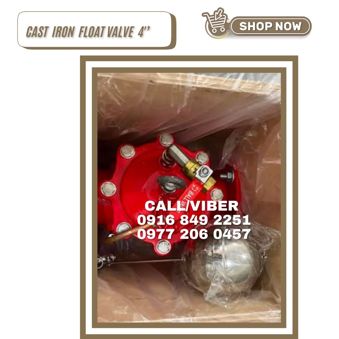CAST IRON FLOAT VALVE 4'' FLANGE TYPE (Category: Construction Tools & Equipment) located in Manila. Submitted by cimflexcon63754 (Listing ID 1448275809, Image 1). Description: CAST IRON FLOAT VALVE 4'' FT BRAND: CRAFT .