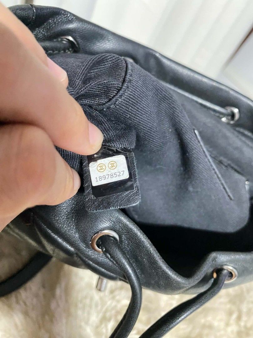 Chanel backpack (Category: Luxury Apparel) located in Tagum. Submitted by luxbagelyas (Listing ID 1448241437, Image 3). Description: good condition no flaws sign of used ,rubs sa corners.