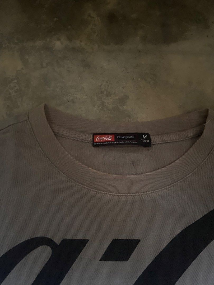 Coca cola x Peacebird (Category: Tshirts & Polo Shirts ) located in Masbate. Submitted by abcclothingdepartment (Listing ID 1448115485, Image 2). Description: Good condition No issues 22x25 300 only.