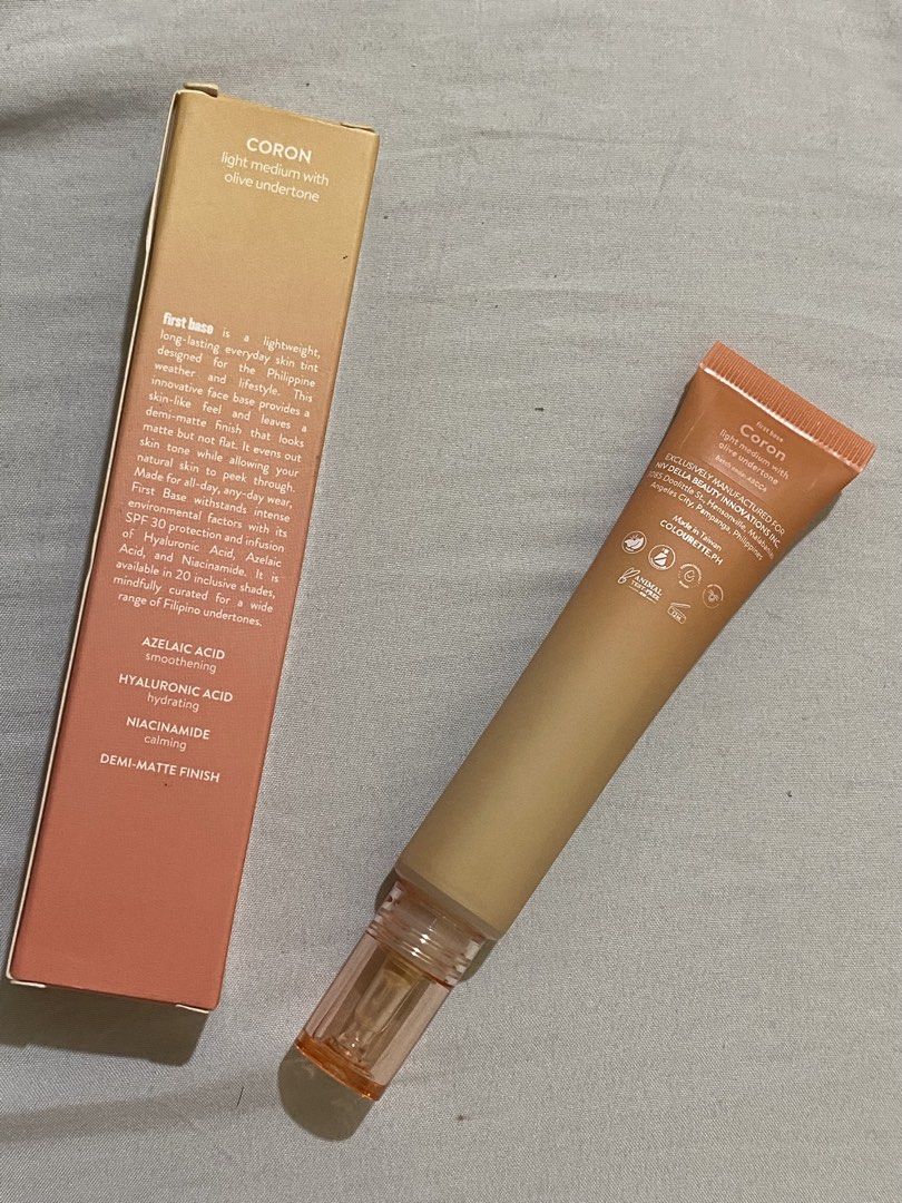 Coron-First Base Skin Tiny by Colourette (Category: Makeup) located in Baguio. Submitted by clearandcurate (Listing ID 1448233940, Image 2). Description: Rfs: Ordered the wrong shade 30ml .