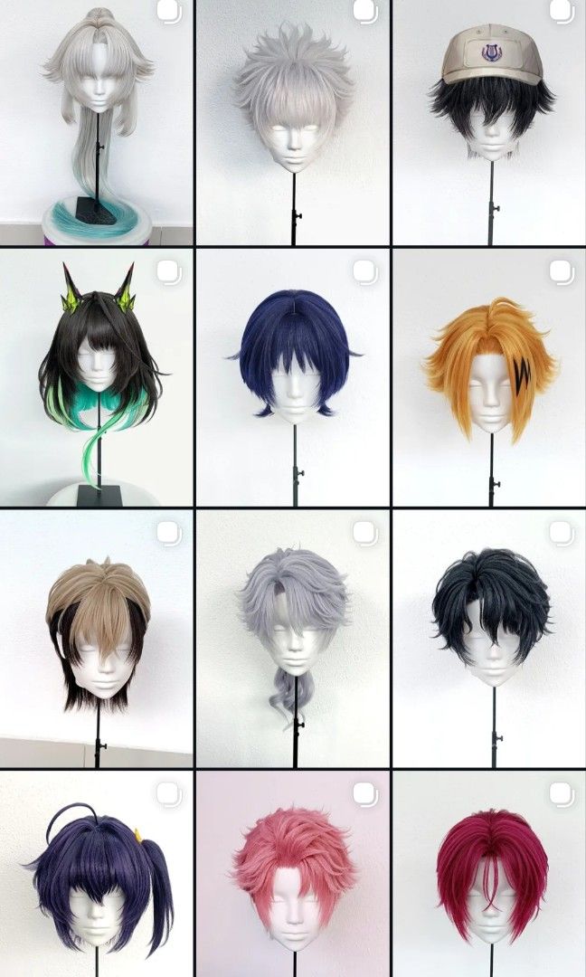 Cosplay Wig Commission (crimping/trimming/styling etc) (Category: J-pop) located in Shah Alam. Submitted by Mizuu (Listing ID 1448247982, Image 3). Description: Updating my old listing~ Check out more wig showcases and commission details on my IG > @mizuu_wig DM me on IG if interested ^^.