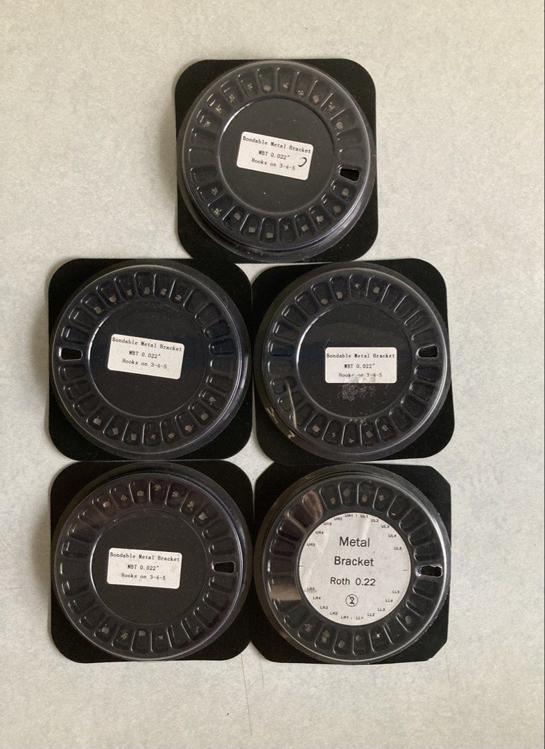 Dental Ortho Bondable Metal Brackets (Category: Medical Supplies & Tools) located in Manila. Submitted by daddythrifter (Listing ID 1448085129, Image 1). Description: All for 1,000 One complete set, others are loose.