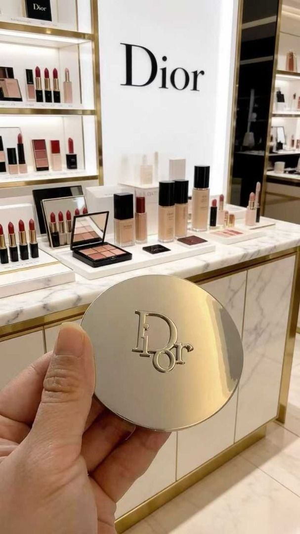 Dior Compact Mirror & Lipstick #840 (Category: Makeup) located in Caloocan City. Submitted by refreshmycloset444 (Listing ID 1448244592, Image 1). Description: - Authentic Dior compact mirror (silver with Dior logo) - Authentic Dior lipstick in shade #840 (matte finish, gold with Dior logo) - Both items come in their original Dior packaging - Makes a perfect gift for any makeup enthusiast! Both are original Lipstick is full size refillable .