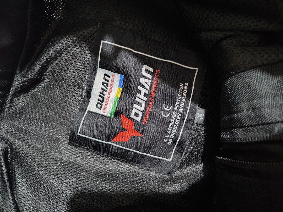 DUHAN Motorcycle Riding Pants CE Approved Protection (Category: Jeans) located in Cainta. Submitted by relove.finds_2020 (Listing ID 1448233310, Image 2). Description: -MEDIUM SIZE - Duhan Motorcycle Riding Pants - CE Approved Protection - Black Color - Includes Knee Padding - Adjustable Waist for a Comfortable Fit - Ideal for Motorcycle Riding.