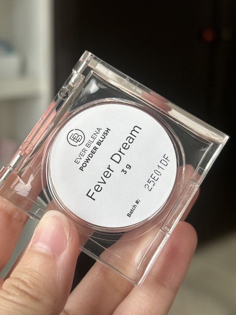 Ever Bilena Powder Blush Fever Dream (Category: Makeup) located in Manila. Submitted by thingsforsale07 (Listing ID 1448098355, Image 2). Description: - Ever Bilena Powder Blush - Shade: Fever Dream (coral-pink) - Adds a natural flush to cheeks - Easy to blend formula - Comes in a clear square compact - Net weight: 3g.