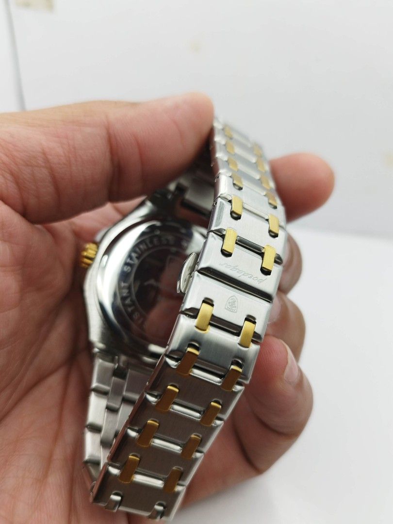 Fashion watch for men (Category: Men's Watches) located in Quezon City. Submitted by WatchProject (Listing ID 1448274152, Image 3). Description: Original poedagar watch 44mm case dm mineral glass stainless steel back stainless steel buckle lock alloy base and strap with box and free adjuster tools.