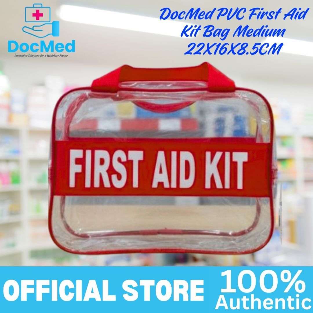 FIRST AID KIT PVC BAG TRANSPARENT RED (Category: Medical Supplies & Tools) located in Quezon City. Submitted by iamzee_26 (Listing ID 1448106220, Image 1). Description: .