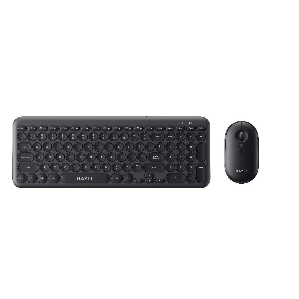 HAVIT USB Wireless Keyboard and Mouse Combo - Black