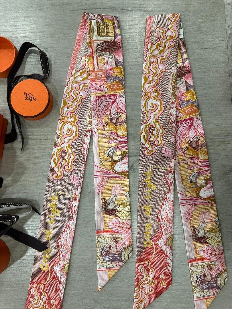 Hermes twilly (Category: Luxury Accessories) located in Makati City. Submitted by littlemessy (Listing ID 1448267369, Image 1). Description: brand new. 25k set..