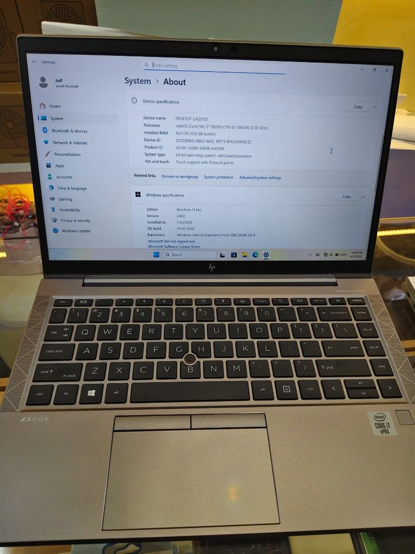 Hp laptop used like new502873595388241923