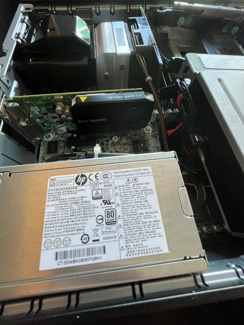 HP SFF Workstation Desktop - Xeon Quad Core - 16GB - nVidia Quadro GPU - RAID Controller - Working Condition502992026773770245