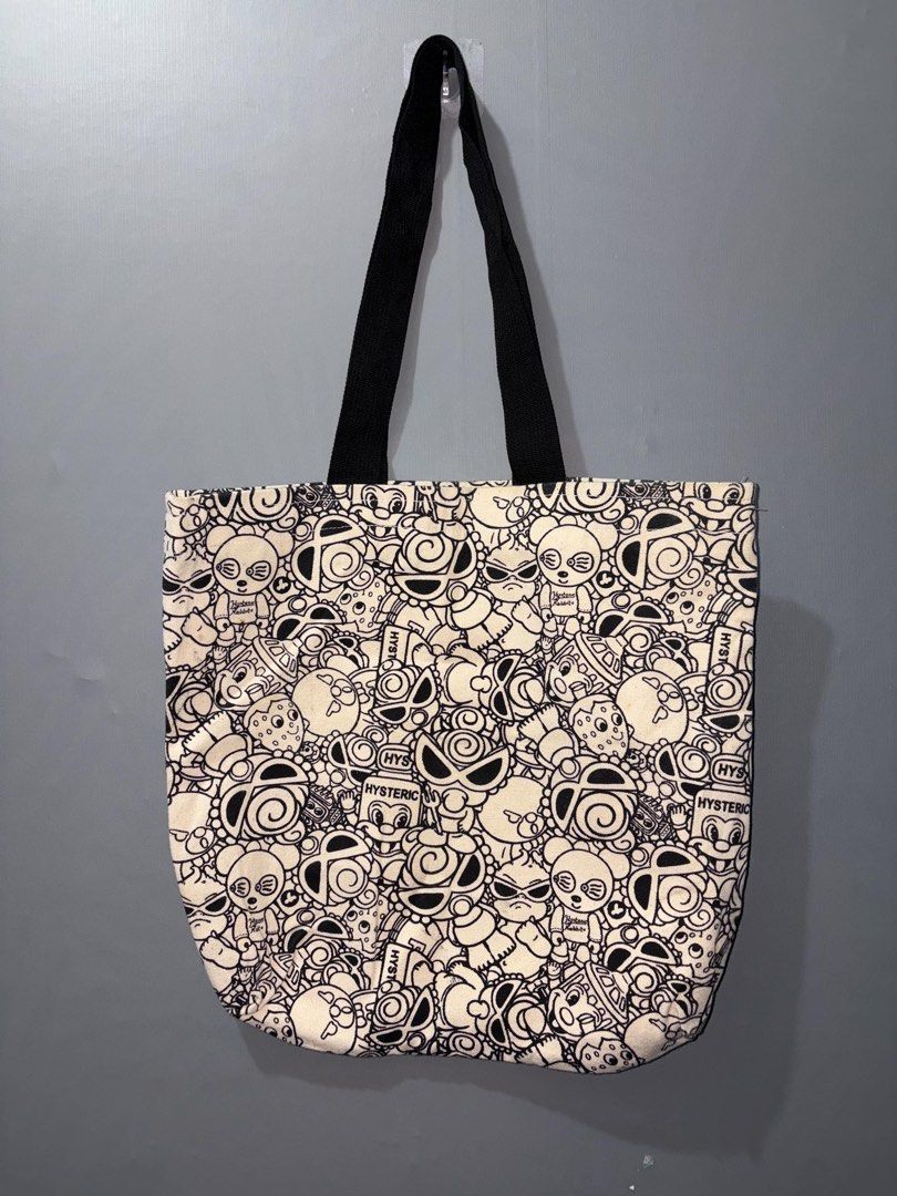 Hysteric Mini All Over Print Canvas Tote Bag (Category: Tote Bags) located in Bauang. Submitted by ivaniboy (Listing ID 1448242048, Image 2). Description: In excellent condition authentic no major flaws 350 only.