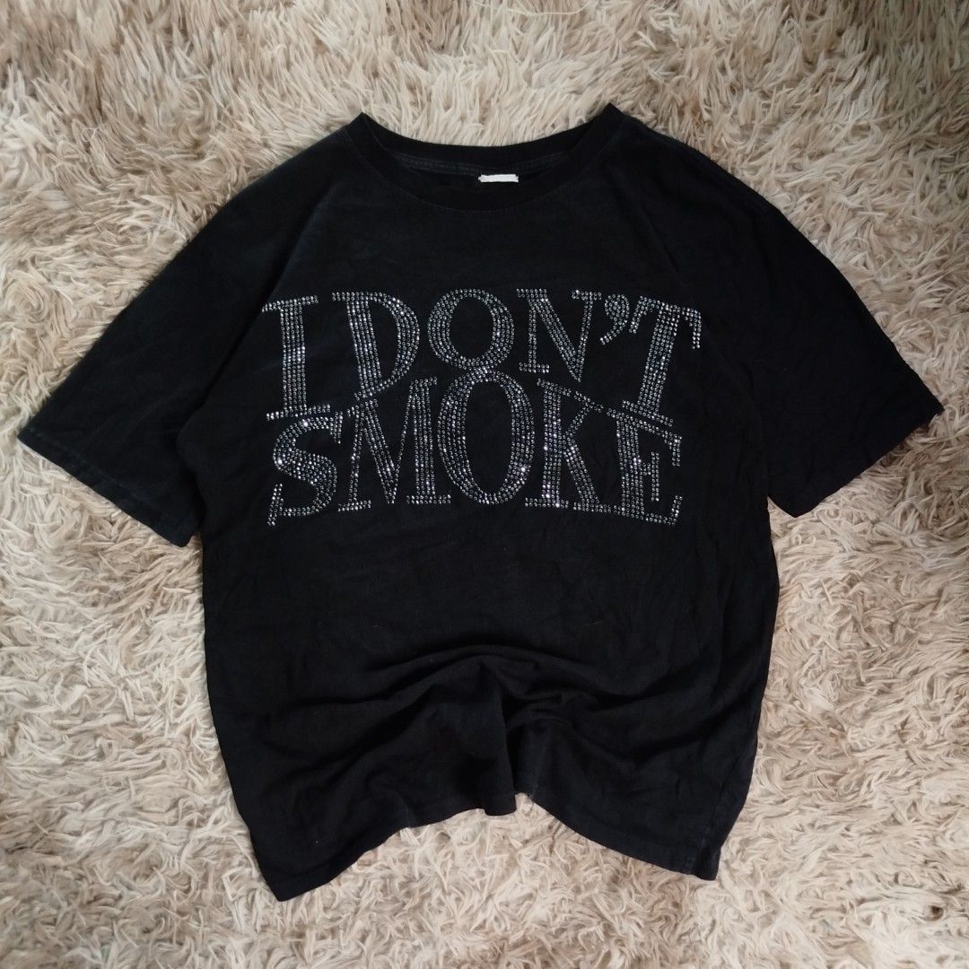 I don't smoke crystal bids (random tag) (Category: Tshirts & Polo Shirts ) located in Cabiao. Submitted by aeclark (Listing ID 1448206504, Image 1). Description: Size large Excellent Condition 10/10 color rate super black as new Same as the original ids official.