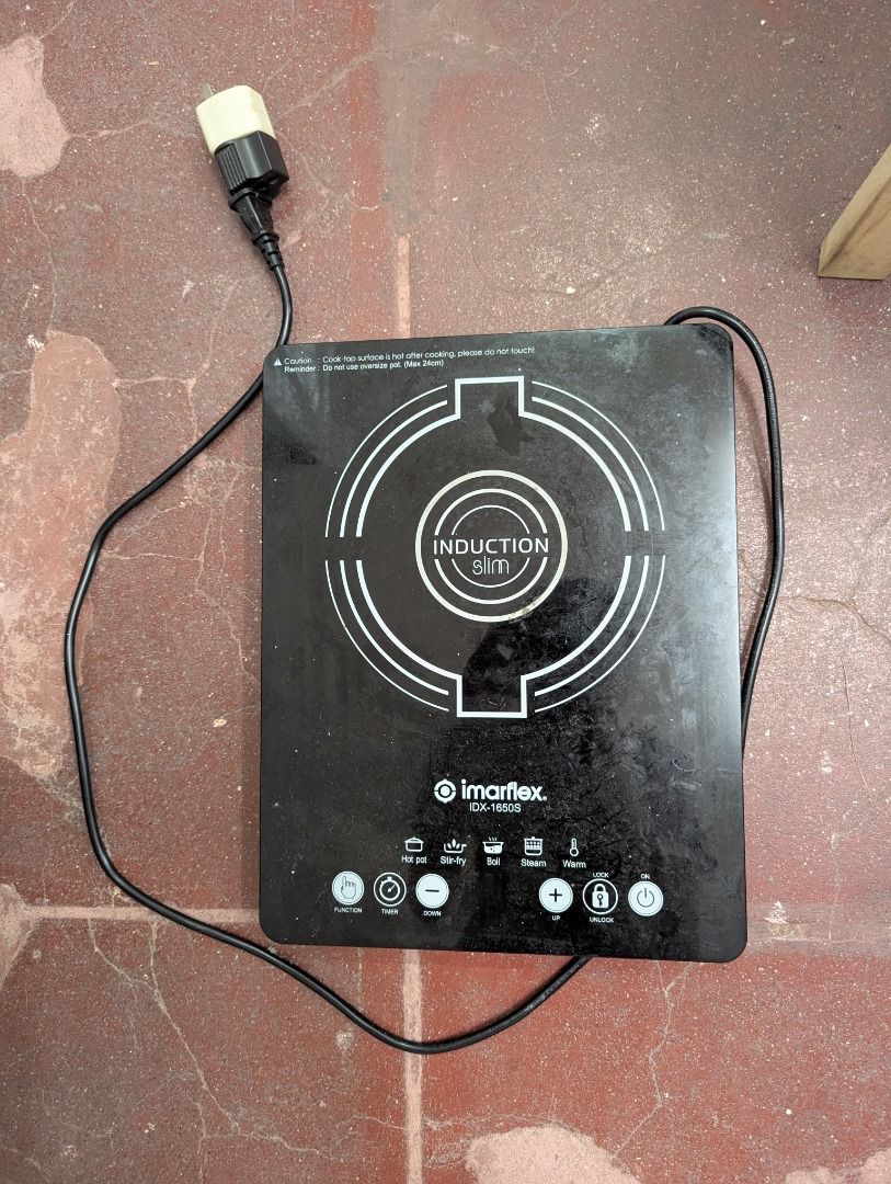 Imarflex Induction Slim IDX-1650S (Category: Cookers) located in Manila. Submitted by allyleighhh (Listing ID 1448238542, Image 1). Description: .