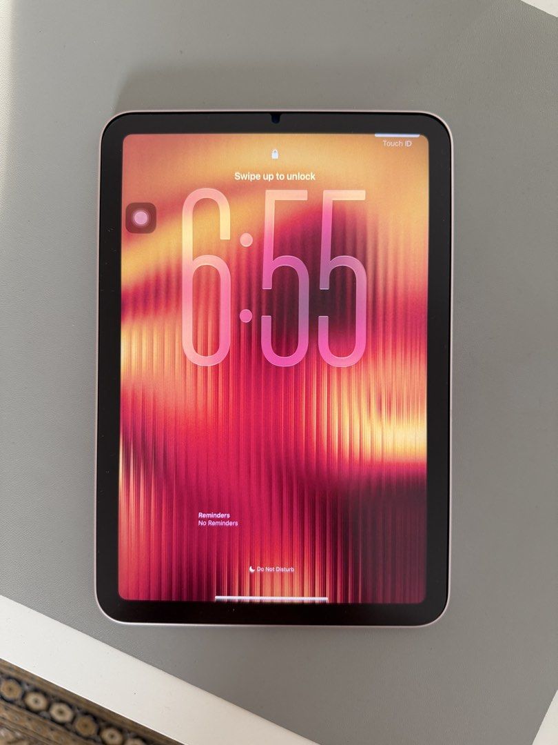 iPad Mini 6 Purple 256GB (Wi-Fi) (Category: iPad) located in San Pedro. Submitted by csralina (Listing ID 1448274884, Image 3). Description: iPad Mini 6 (Purple) – 256GB (Unit Only) * Purple * 256GB Storage * Unit only * 98% smooth * Excellent condition * No issues * No history of repairs * All buttons, cameras, speakers, and Touch ID are working perfectly * Well taken care of * Factory reset and ready for new owner * Can be tested upon meetup * 