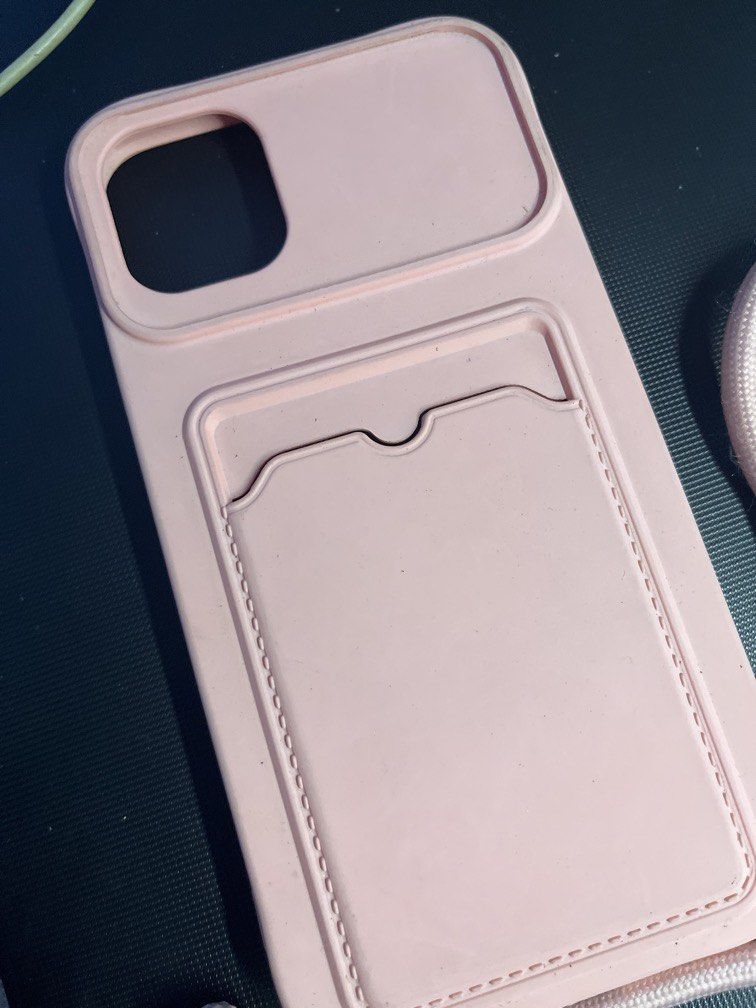 iPhone 11 Pink Case with Strap and Pocket (Category: Cases & Sleeves) located in Manila. Submitted by rosetteliab (Listing ID 1448245307, Image 2). Description: .
