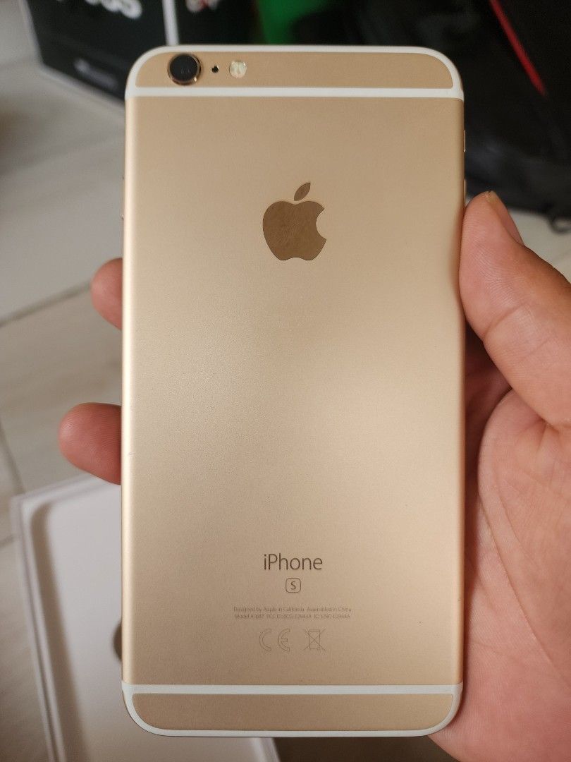 iPhones 6S Plus (Category: iPhone 6 Series) located in General Mariano Alvarez. Submitted by lucian91 (Listing ID 1447471208, Image 3). Description: iPhone 6S Plus 32GB with adapter only Smart Lock Test to sawa Unli reset issue greyed Wifi for Data/Mobile Data use and hot issue while using.