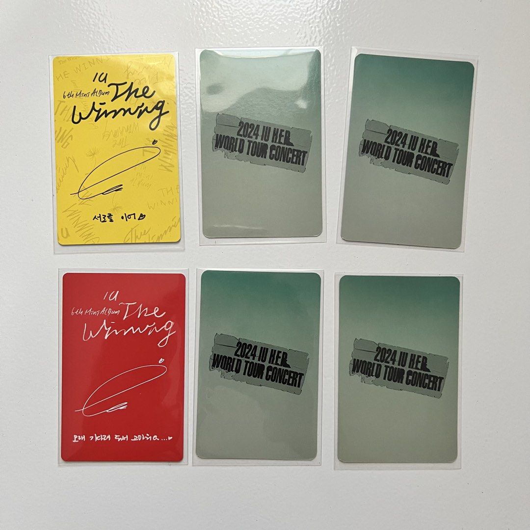 IU 9 Photocard Set (Category: K-Wave Merchandise) located in Paranaque City. Submitted by mxryll (Listing ID 1448121296, Image 3). Description: QUITTING SALE - All official and in good condition! *take all 9 for 750 *can tingi for 100 each, minimum of 2.