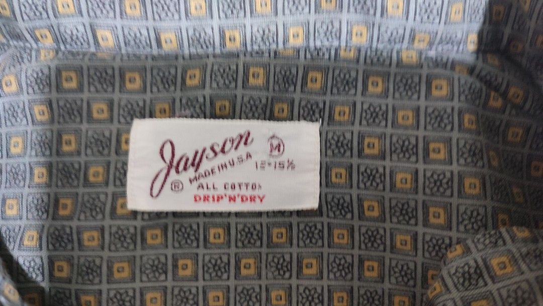 Jayson Button up longsleeve shirt (Category: Tshirts & Polo Shirts ) located in Bacoor. Submitted by peter_f (Listing ID 1448080508, Image 3). Description: size M fits like small.