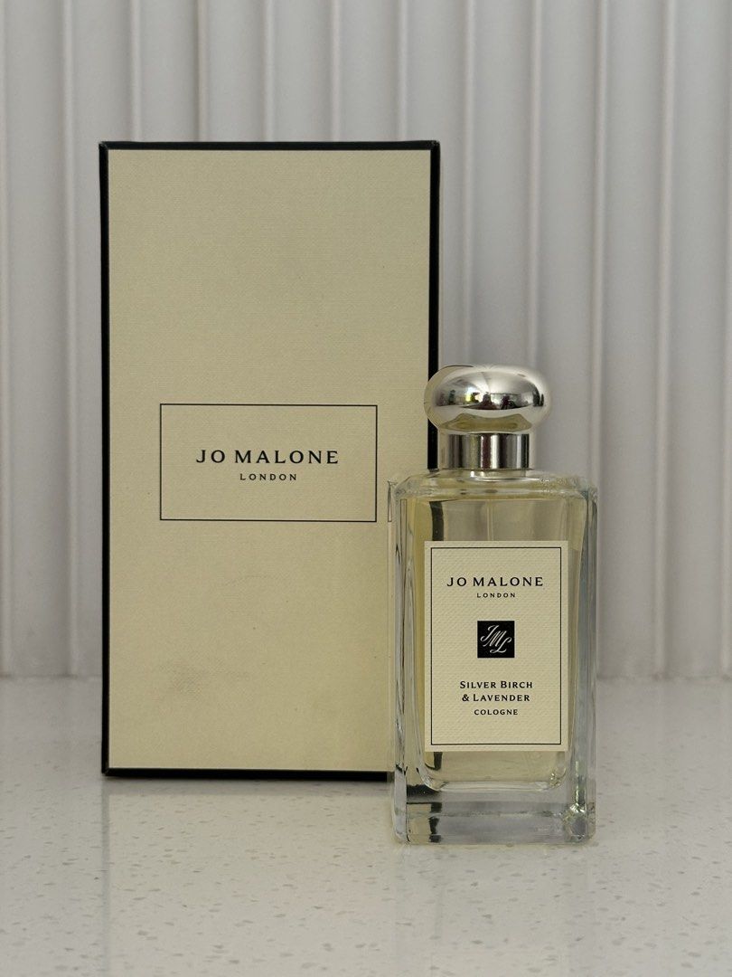 Jo Malone London Silver Birch & Lavender Cologne 100ml (Category: Fragrance & Deodorants) located in Quezon City. Submitted by nancdmd (Listing ID 1448234852, Image 2). Description: - Jo Malone London Silver Birch & Lavender Cologne - 100ml bottle - Original packaging included - comes with paper bag and ribbon - Ideal for everyday wear - currently sells for 10,300.