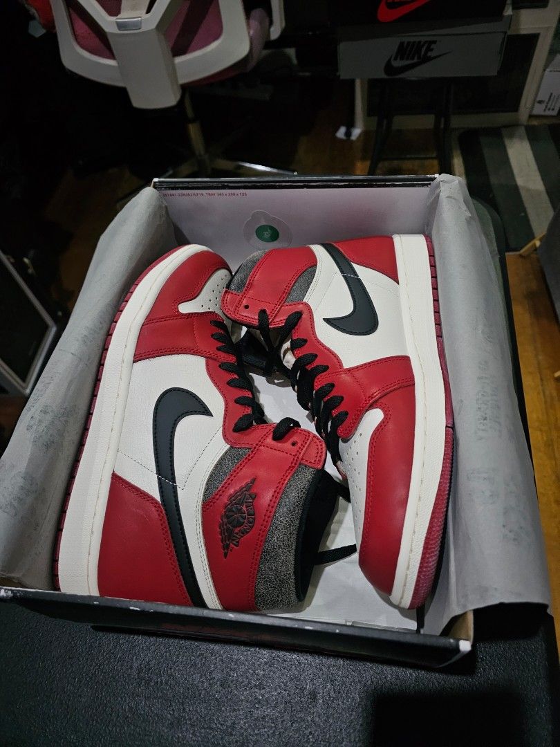 Jordan 1 Retro High OG Chicago Lost and Found (Category: Sneakers) located in San Juan City. Submitted by frelite (Listing ID 1448244932, Image 2). Description: high tier batch only size 13.