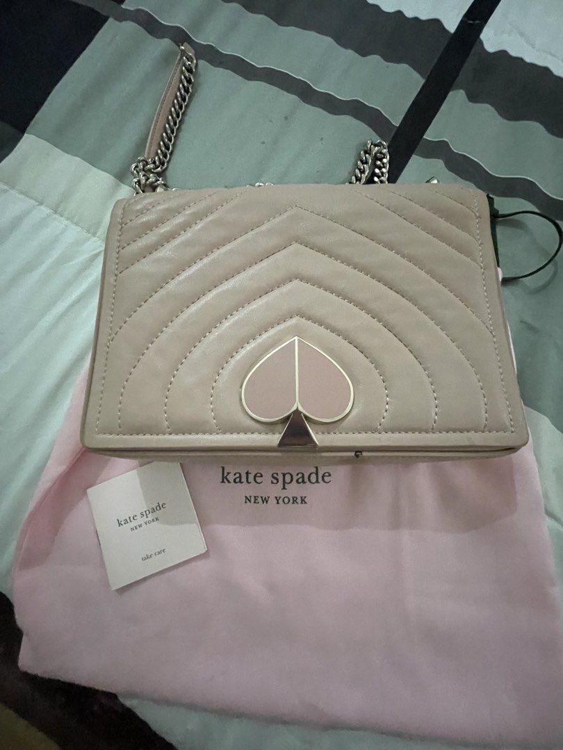 Kate spade bag (Category: Announcements) located in Las Pinas. Submitted by silvader (Listing ID 1448085845, Image 2). Description: Almost new Just a small stain at the bottom of the bag due to storage Authentic! .