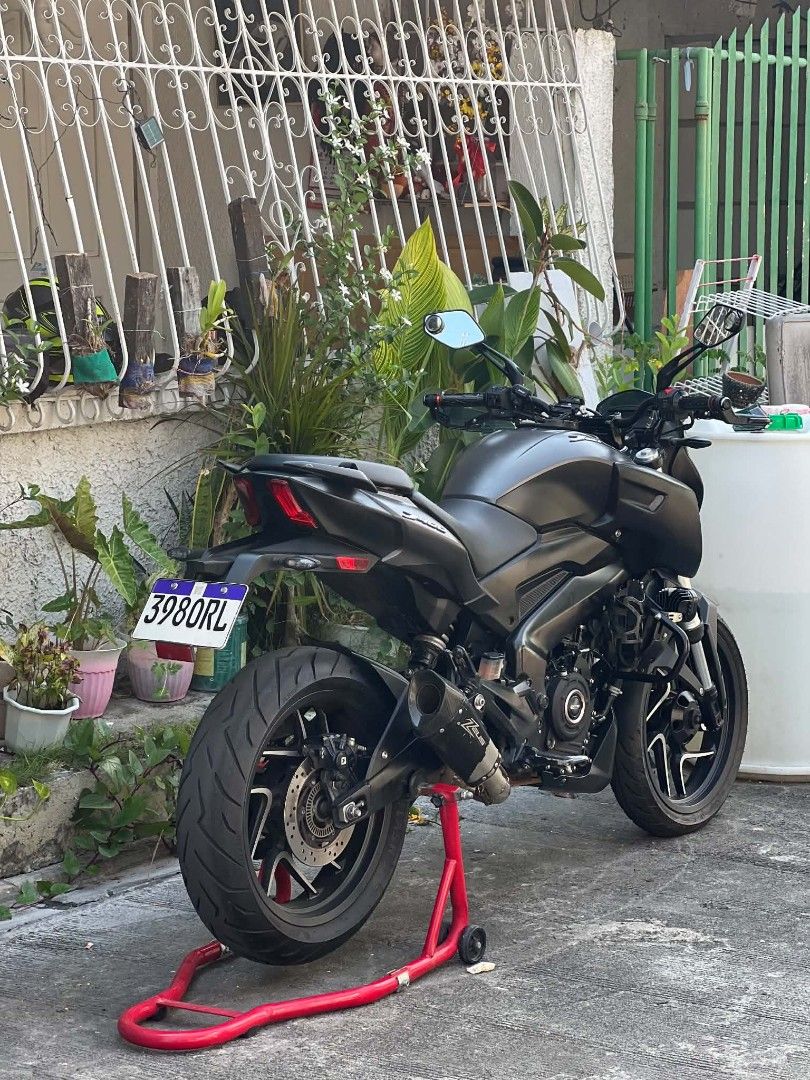 Kawasaki Dominar 400 Motorcycle (Category: Motorbikes for Sale) located in Binan City. Submitted by ejmzxc (Listing ID 1448149112, Image 2). Description: RUSH FOR SALE KAWASAKI DOMINAR UG 400 2022 YEAR MODEL ORIG OR CR OPEN DOS REGISTERED TIL 2027 2ND OWNER 18K+ ODO 2 KEYS EXPRESSWAY LEGAL COMPLETE RFID BAGO GULONG HARAP LIKOD MDL 140,000 📍SABANG DASMA.