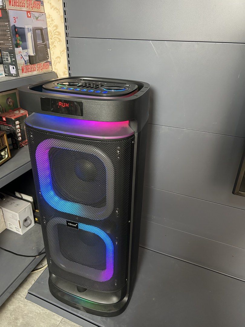 KTS-1991 Big Wireless Bluetooth Speaker with Mic (Category: Soundbars, Speakers & Amplifiers) located in Paranaque City. Submitted by powersukitools (Listing ID 1448128323, Image 3). Description: > **🔥 KTS-1991 Party Bluetooth Speaker 🔥** > Malakas ang tunog at may magandang RGB LED lights, perfect sa mga party, gatherings, o videoke bonding sa bahay! > * **Model:** KTS-1991 > * **Inclusions:** Big Speaker Unit and 1 Wireless Microphone 🎤 > * 