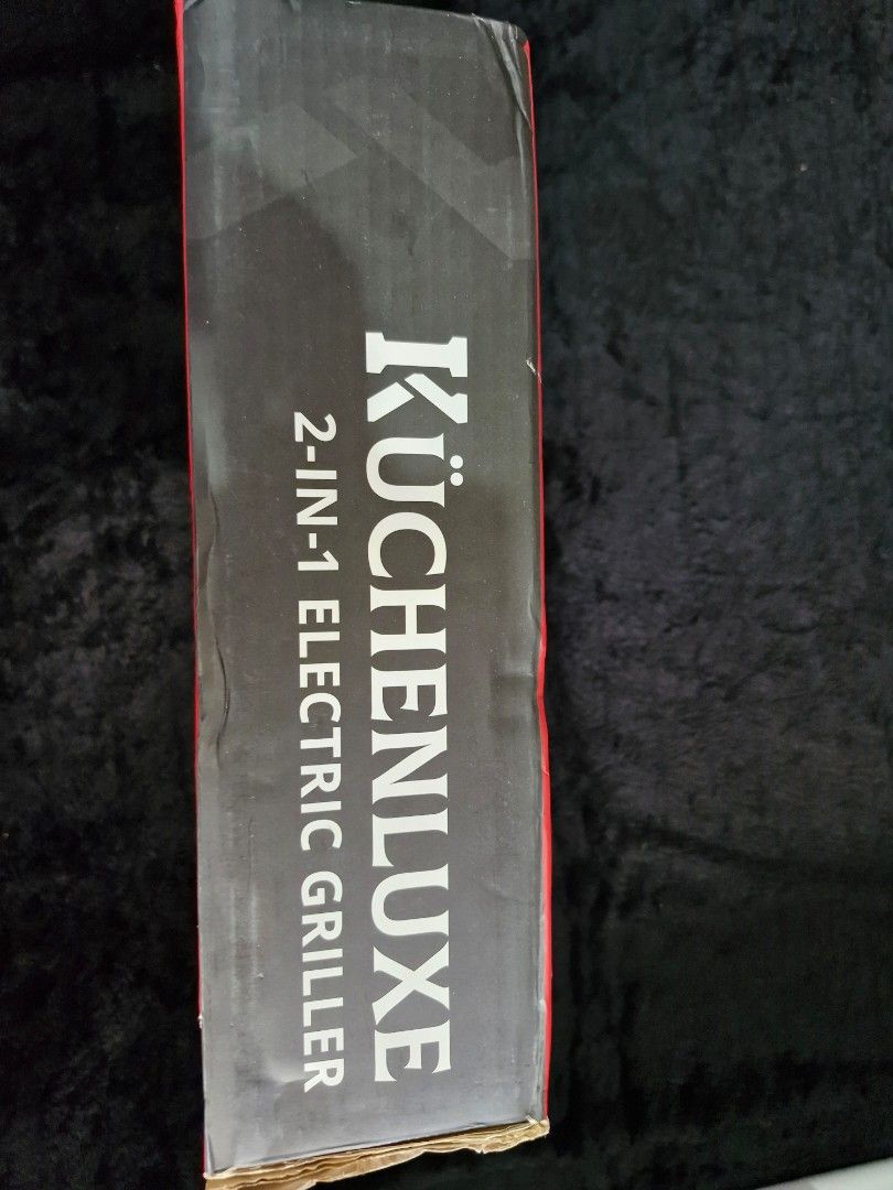 KUCHENLUXE (Category: Cookware & Accessories) located in Dumaguete. Submitted by bubududurabbit (Listing ID 1448109173, Image 3). Description: KUCHENLUXE ELECTRIC GRILL 2 IN 1 ELECTRIC SMOKLESS GRILL , BRAND NEW , NEVER USED 📌LOCATION: DUMAGUETE CITY 📌MOP: GCASH OR BDO, PNB BANK TRANSFER 📌COURIER: JNT.