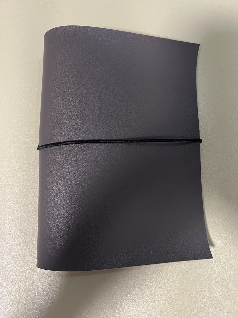 Leather Journal Folio (A5, bifold) (Category: Stationery & School Supplies) located in Quezon City. Submitted by lucky.girlll (Listing ID 1448196484, Image 2). Description: Colors: brown, dark brown, maroon, black, gray, olive green.