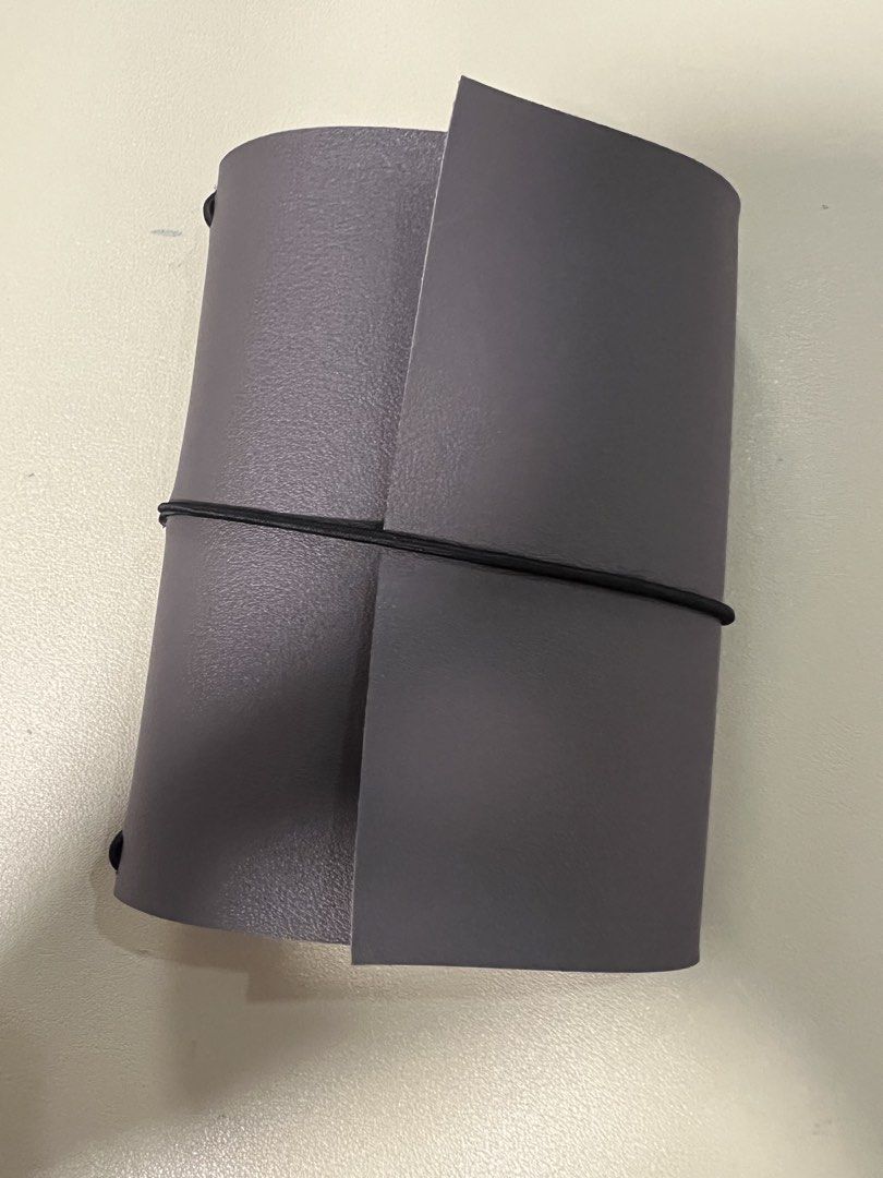 Leather Journal Folio (A6, Trifold) (Category: Stationery & School Supplies) located in Quezon City. Submitted by lucky.girlll (Listing ID 1448196154, Image 3). Description: Colors: brown, dark brown, maroon, gray, olive green, black.