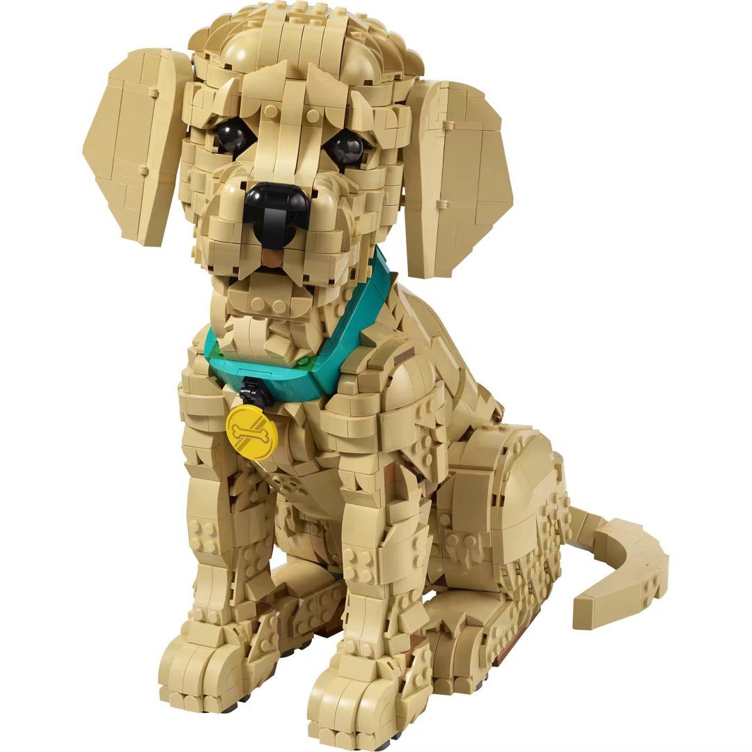 LEGO Icons Golden Retriever Puppy 10311 (Category: Toys & Games) located in Dengkil. Submitted by lucky_warmdolphin_388c3b (Listing ID 1448147102, Image 2). Description: - Build your own adorable LEGO Golden Retriever Puppy! - Features 2102 pieces for a detailed and engaging build. - Ideal for both LEGO enthusiasts and dog lovers. - Creates a charming display piece once completed. - Offers a fun and rewarding building experience..