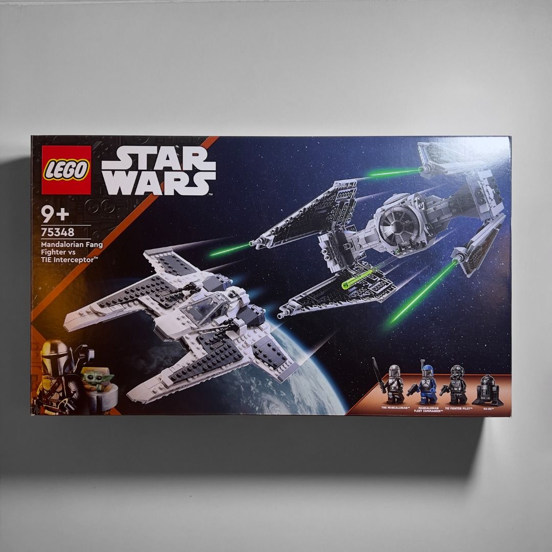 LEGO Star Wars 75348 Mandalorian Fang Fighter vs TIE Interceptor 淨機 （分類：樂高及拼砌組合）位於 Hong Kong。 由 _slowride 提交（商品編號 1448149903，圖片 1）。簡介： 已砌，淨機。