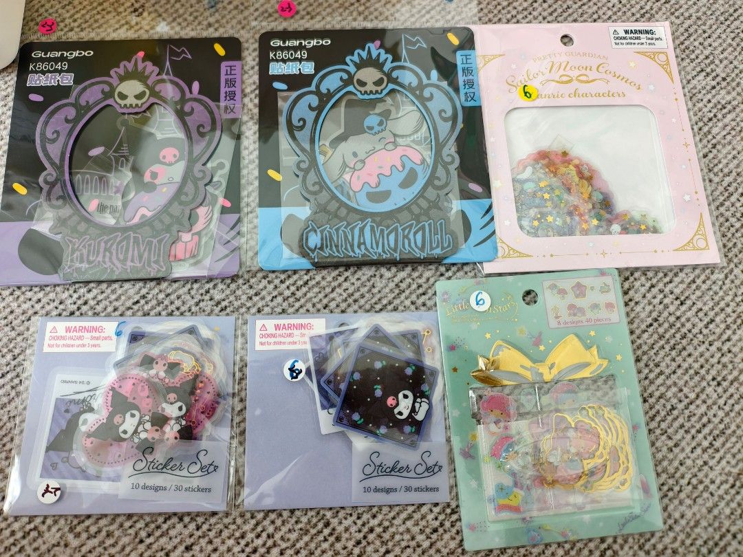 Limited edition 3d stickers (Category: Stationery & School Supplies) located in Kepala Batas. Submitted by bynalia (Listing ID 1448101543, Image 1). Description: 1 for rm7, 3 for rm20.