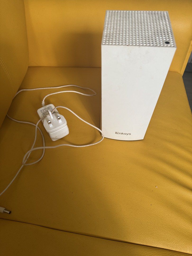 Linksys White Router with Power Adapter