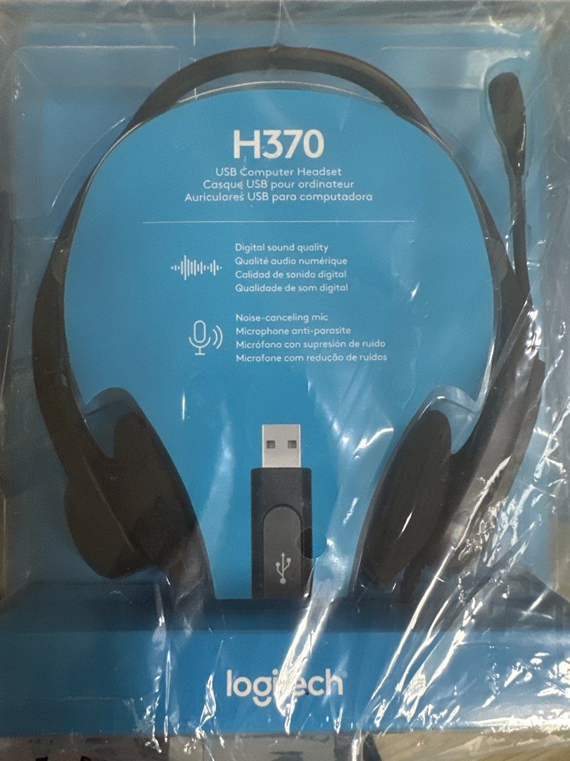 Logitech H370 USB Computer Headset Noise-Canceling Mic